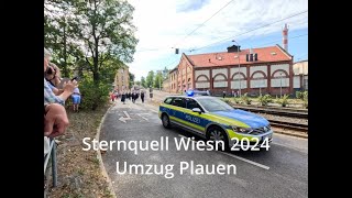 Plauen Sterquellwiesn 2024 Festumzug [upl. by Ecirehs]