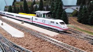 FLEISCHMANN quot ICE 2 quot INTER CITY EXPRESS N SCALE SPUR N DB PASSENGER TRAIN SCENIC RIDGE [upl. by Melamie904]