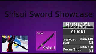 Blox Fruits  Shisui Sword Showcase [upl. by Annette]