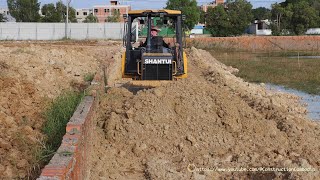 Dozers Moving Dirt In Cambodia [upl. by Crawford]