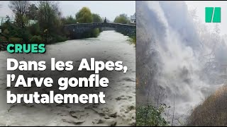 Dans ces communes de HauteSavoie l’eau est montée en quelques minutes [upl. by Ahsinyt]