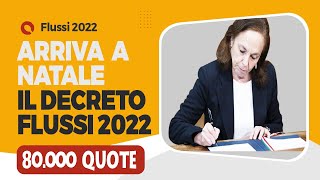 Arriva a Natale il Decreto Flussi 2022 [upl. by Anders]