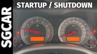 2009 Toyota Corolla Altis E140 10th Gen  Startup Sequence [upl. by Sender495]