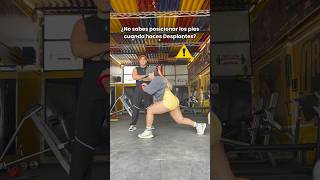 DESPLANTES PARA PRINCIPIANTES 🤝 gymtips desplantes lunges gymrat gymgirl fitness gym [upl. by Errot]