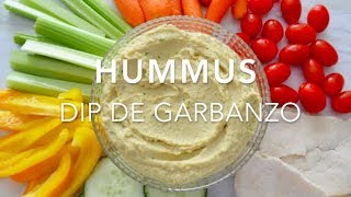 HUMMUS o DIP DE GARBANZO muy delicioso  Recetas fáciles Pizca de Sabor [upl. by Song57]