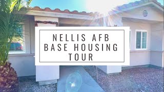 MILITARY BASE HOUSING TOUR 2022  Nellis Air Force Base [upl. by Herold861]