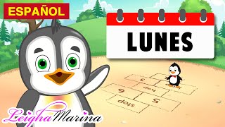 Los Días de La Semana Canción para Niños  Leigha Marina en Español [upl. by Oinotla320]