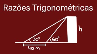 🟧 RESOLVENDO PROBLEMAS com as RAZÕES TRIGONOMÉTRICAS [upl. by Aisinoid]