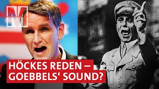 Was Höcke und Goebbels verbindet [upl. by Giliana653]