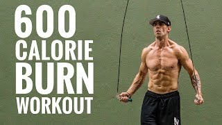 600 Calorie Burn Jump Rope Workout [upl. by Siwel]