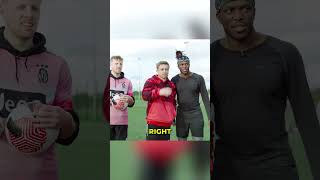 ChrisMD Teaches KSI How to Take a Free Kick [upl. by Asilana]