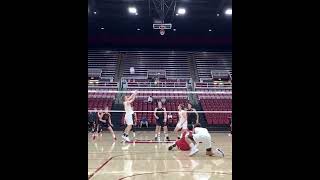 Intense match of the Stanford vs USC Match in 2020 volleyball volleyballworld volleyballshorts [upl. by Ardnuassac]