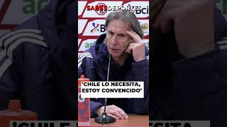 ES LO QUE CHILE NECESITA ESTOY CONVENCIDO Ricardo Gareca se refiere al cambio generacional chile [upl. by Stepha]