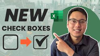 The NEW Way To Insert Checkboxes In Excel  Office 365 [upl. by Isia861]