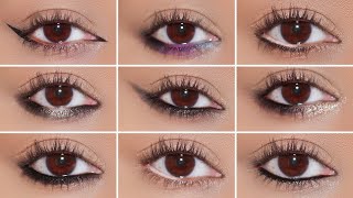 How To 9 Different Eyeliner Styles in LOWER LASH LINE  Easy Beginner Friendly Tutorial [upl. by Leirej625]