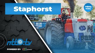 Tractorpulling Staphorst Vrijdag  NTTOtv livestream [upl. by Kinna]