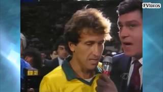 Zico  Despedida da Seleção Brasileira em 1989 [upl. by Zurkow577]