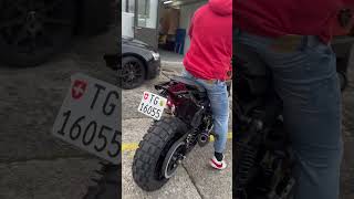 Harley Davidson xr1200 custom scrambler first test ride [upl. by Abdulla]