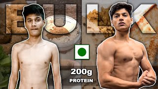 Full Day of Eating on Lean Bulk  Vegetarian Diet  2800 Calories  200gm Protein [upl. by Ahsinut781]