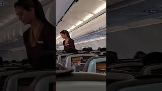 vistara air hostess giving safety instructions [upl. by Gail768]