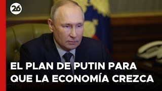 El plan de Putin para que la economía rusa siga creciendo pese a la guerra [upl. by Idalia651]