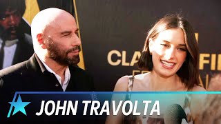 John Travolta amp Daughter Ella Reflect On Pulp Fiction 30 Years Later [upl. by Swords]