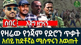 Ethiopia የዛሬው የጎጃም የድሮን ጥቃት II አብይ ከድቶኛል ሚስጥሩን አወጡት [upl. by Pellegrini603]