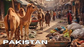 Pakistan INCREDIBLE Walking Tour in 4K HDR [upl. by Rfinnej]