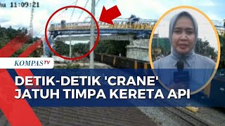 Laporan Soal Insiden Crane Roboh Timpa Kereta Api Batu Bara di Muara Enim [upl. by Grimbald522]