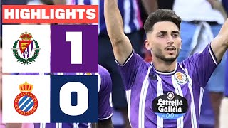 REAL VALLADOLID CF 1  0 RCD ESPANYOL  RESUMEN LALIGA EA SPORTS [upl. by Ardnas]