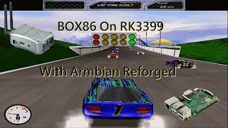 Box86 on RK3399  Windows games with Armbian Reforged Preview [upl. by Erreip]