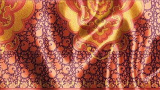 Orange Ornament Fabric pattern design for PatternBank Vector Speedpaint [upl. by Andre]