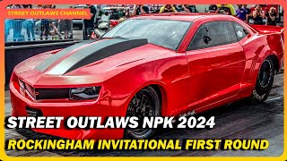 Ryan Martin Street Outlaws NPK 2024 Rockingham Invitational First Round [upl. by Trask]