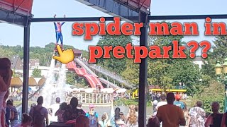 Spider man in Pretpark de Valkenierfilipina dutch vlogfilipina in the netherlands [upl. by Sami729]