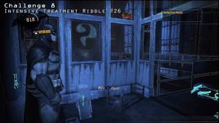 Batman Arkham Asylum  Intensive Treatment Riddlers Challenges [upl. by Mackler827]