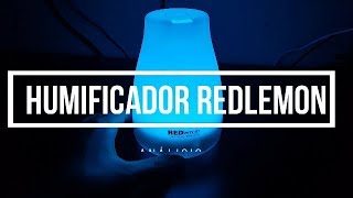 Humidificador Difusor REDLEMON Análisis en español [upl. by Minta969]