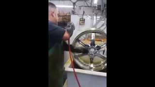 Chrome Plating Wheel Process  Motorcycle and Cars California USA [upl. by Goodkin590]