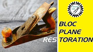 old block plane restoration [upl. by Olpe]