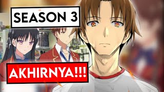 Akhirnya Classroom Of The Elite Season 3 Episode 1 Rilis [upl. by Ecinna]