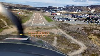 Landing at Hammerfest Airport VL3 Landing 1st of 4Ship Formation flying from Kirkenes  North Cape [upl. by Shank298]