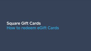 How to redeem eGift Cards [upl. by Shiau55]