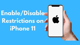 iPhone 11  How to EnableDisable Restrictions on iPhone 11 [upl. by Cirillo]