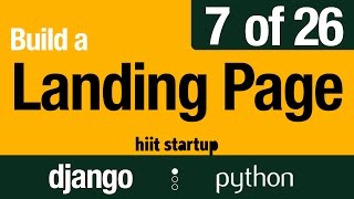 7 of 26  Static Files on Heroku with Django and Whitenoise  Hiit Startup  Django Tutorial [upl. by Busch988]