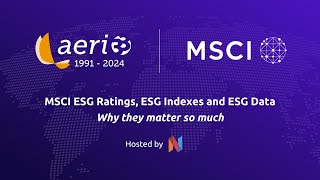 MSCI ESG RATINGS ESG INDEXES AND ESG DATA WHY THEY MATTER SO MUCH [upl. by Nnaeoj585]