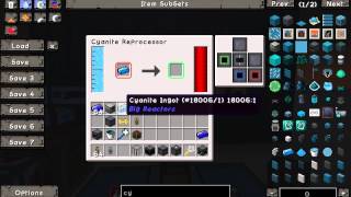 Tekkit Tutorial on Big Reactors Cyanite Reprocessing [upl. by Meenen]