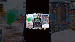 UZI 1v4 THODA funny bi bgmi pubgmoments gaming shots funny shortvideo bgmivideos bgmilive [upl. by Yecram]