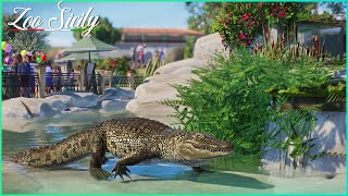 REALISTIC Nile Crocodile Natural Habitat in Zoo Sicily  Planet Zoo [upl. by Nnasus]