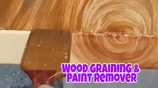 Wood graining amp Paint remover  Best varnishpaints ideas amp techniques [upl. by Jarrell]