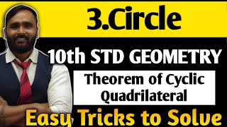 10th GEOMETRY  3CIRCLE  Theorem of Cyclic Quadrilateral  PRADEEP GIRI SIR [upl. by Eniluj997]