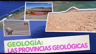 Geología Provincias geológicas con Pablo Pazos [upl. by Nattie]